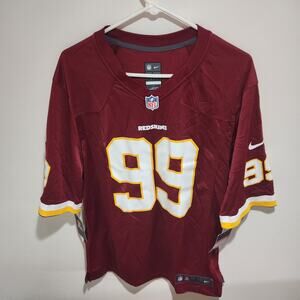 2017-18 Mens Washington Redskins Chase Young #99 On Field Maroon Jersey Nike L